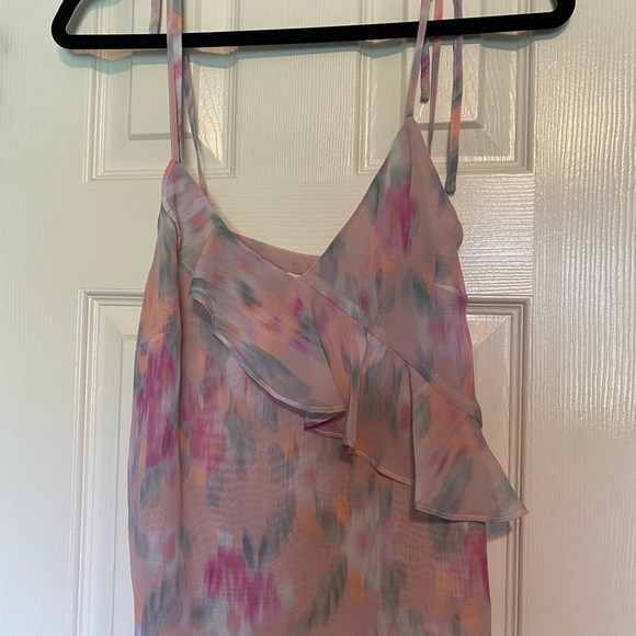 Steve Madden Ruffled Spaghetti Strap Top - Picture 1 of 4